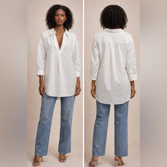 Anthropologie Tops - Antropologie Elegant White Women's Top